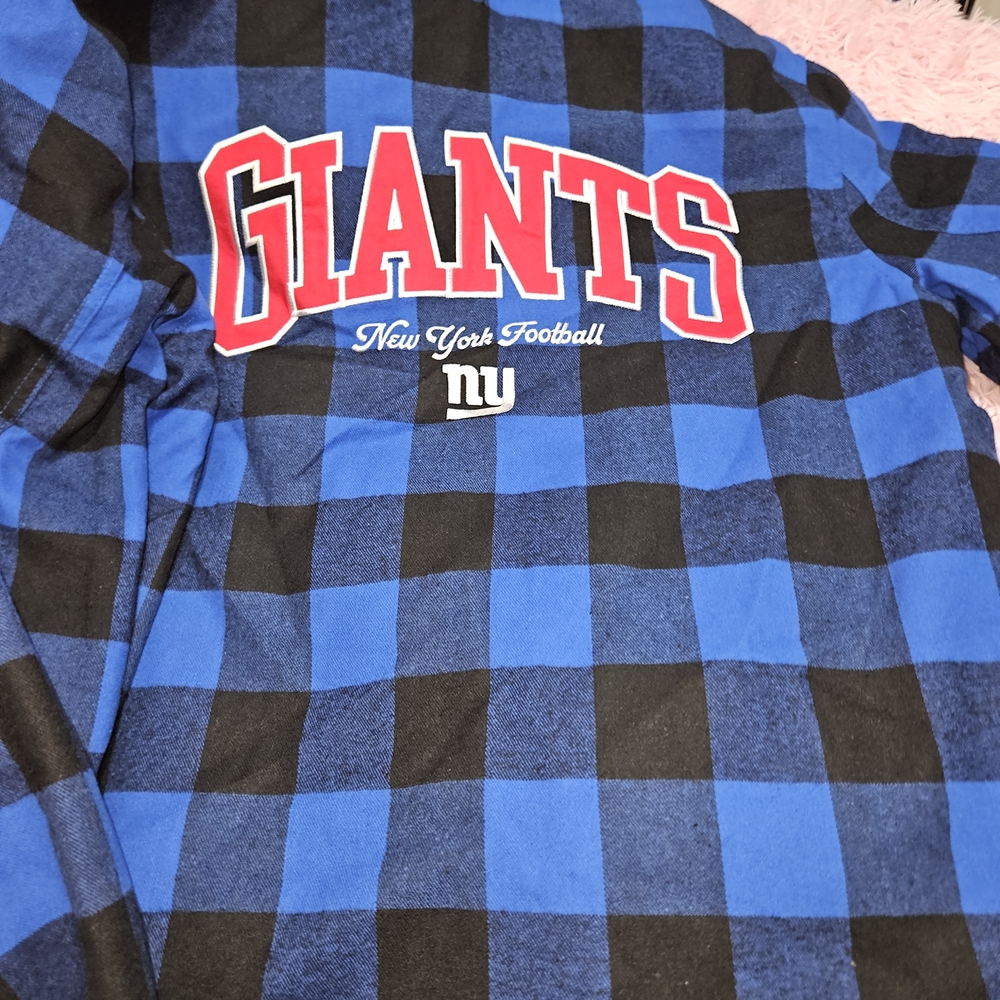 Blue and Black Checkered New York Giants Women's Jacket $120